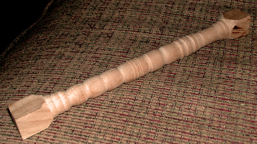 first piece turned on the lathe